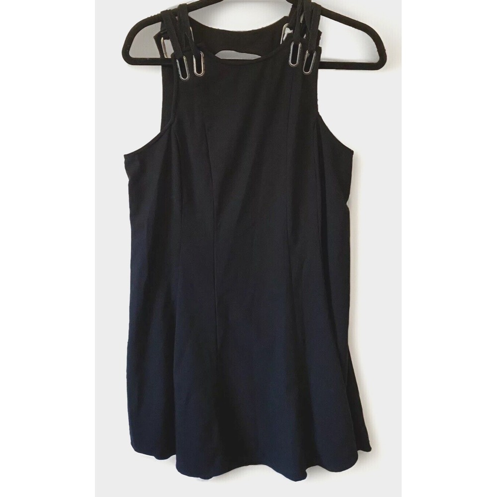 Free People Dress Womens Size Small Baby Love Eyelet Black‎ Back Cutout